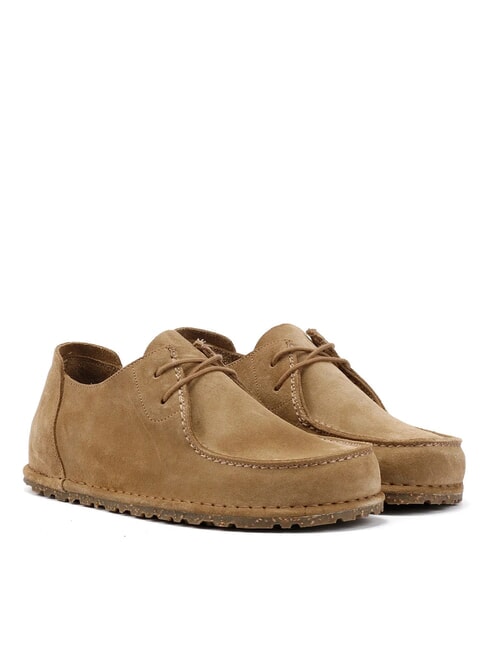 BIRKENSTOCK UTTI LACE N Schuhe aus Wildleder grau taupe - Herrenschuhe