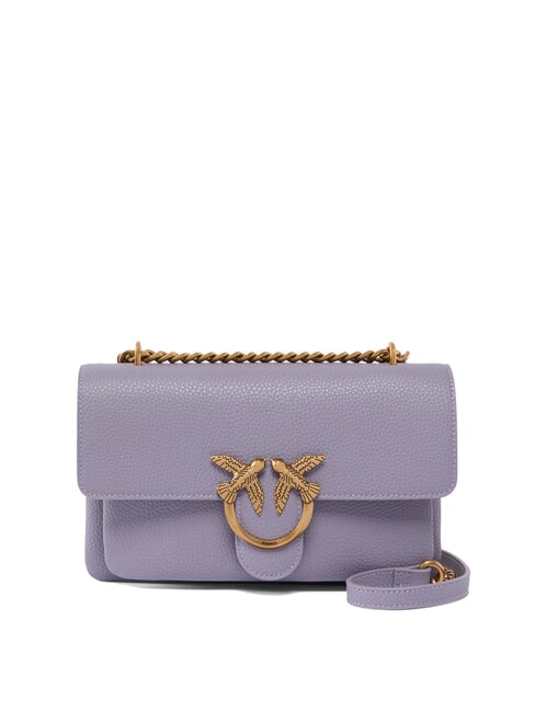 PINKO LOVE SOFT MINI Schulter-/Umhängetasche aschviolett-antikgold - Damentaschen