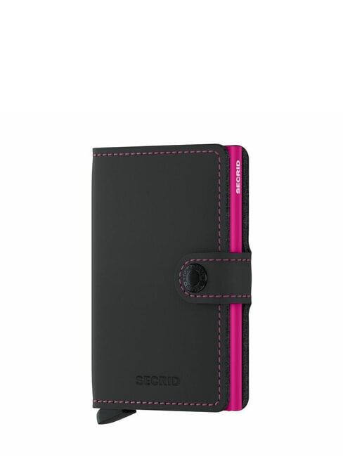 SECRID MATTE  Geldbörse mit RFID-blockierendem Kartenhalter Schwarz & Fuchsie - Brieftaschen Herren
