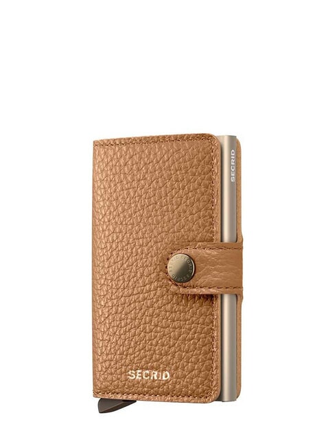 SECRID PEBBLE  Portemonnaie aus gehämmertem Leder Cappuccino - Brieftaschen Damen