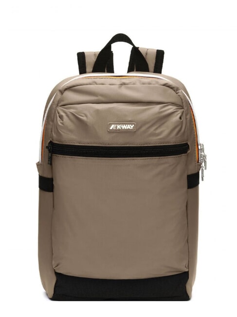 KWAY LAON Kleiner Nylonrucksack beiges Seil - Rucksäcke für Schule &amp; Freizeit