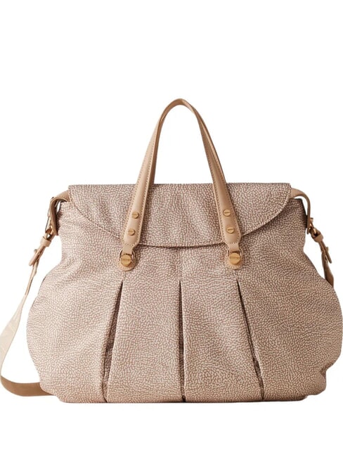 BORBONESE CROISSANT  Handtasche, mit Schultergurt Sand - Damentaschen