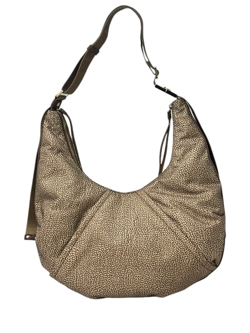 BORBONESE FOLD Schultertasche beiger Meer - Damentaschen