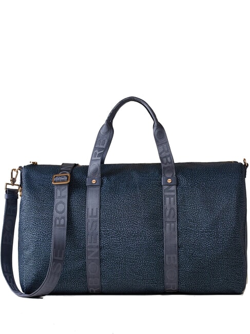 BORBONESE ECO LINE  Mittlere Tasche mit Schultergurt Denim - Reisetaschen