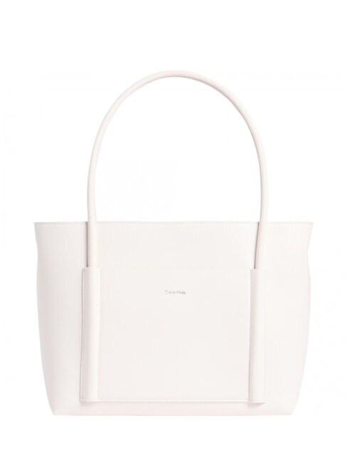 CALVIN KLEIN CK LINN MEDIUM Schulter-Einkaufstasche Kreide - Damentaschen