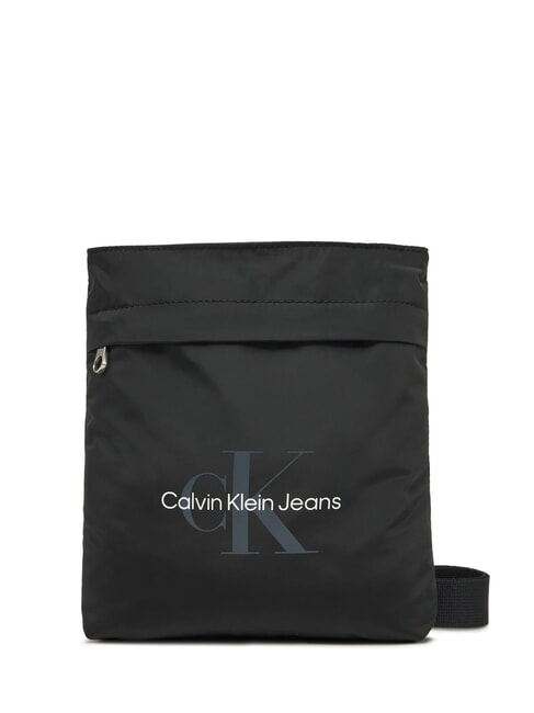CALVIN KLEIN SPORT ESSENTIALS Tasche aus recyceltem Nylon auf Schwarz - Umhängetaschen Herren