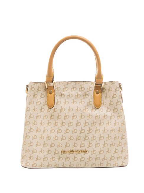 ROCCOBAROCCO MONOGRAM Handtasche mit Schultergurt Weiß - Damentaschen