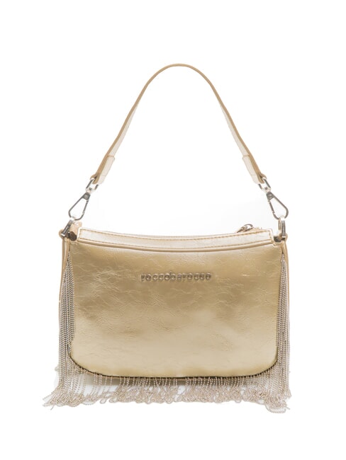 ROCCOBAROCCO FRINGES Tasche mit Tragegriff und Schultergurt Gold - Damentaschen