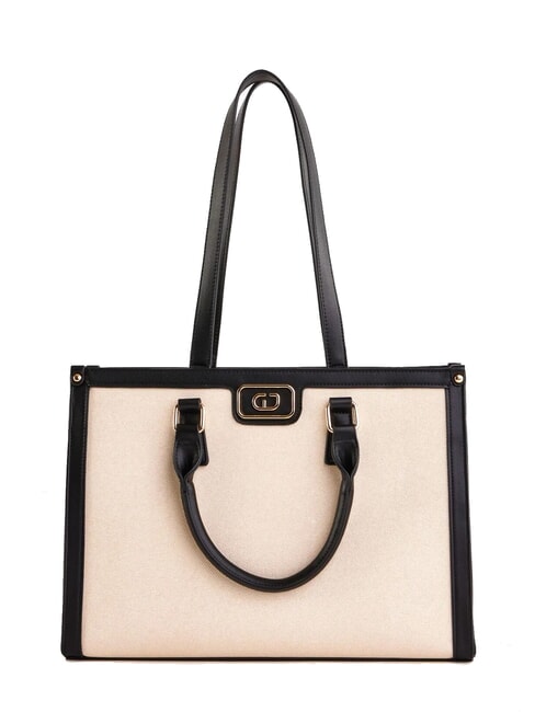 GAUDÌ DAKOTA Canvas-Tasche mit doppelter Tragbarkeit CREME - Damentaschen