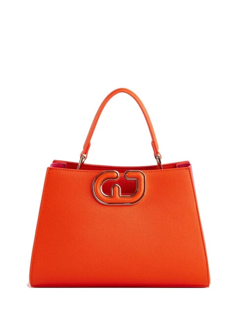 GAUDÌ DEMY S Kleine Handtasche in Farbblock-Optik Orange - Damentaschen