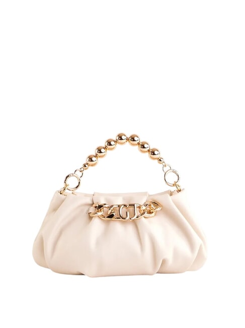 GAUDÌ DEYRA Handtasche mit Metallkette CREME - Damentaschen