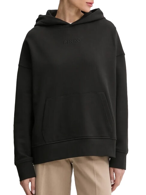 PINKO MAKAMBA Kapuzenpullover schwarze Limousine - Sweatshirts Damen