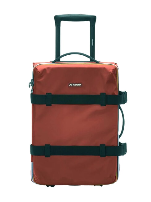 KWAY BLOSSAC  Wasserdichter Handgepäckwagen rot bräunlich-schwarz p - Handgepäck