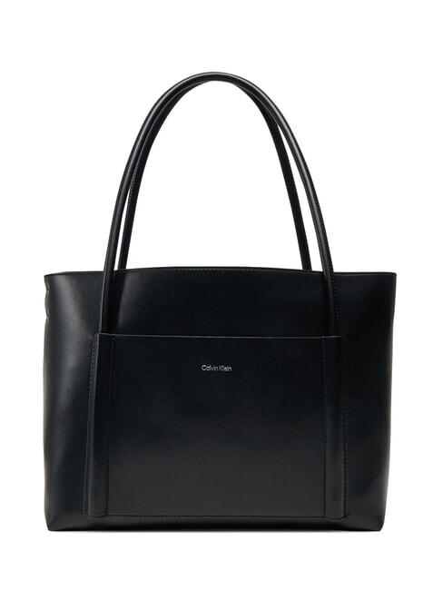 CALVIN KLEIN CK LINN MEDIUM Schulter-Einkaufstasche ck schwarz - Damentaschen
