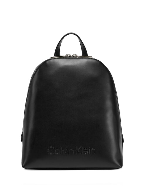 CALVIN KLEIN EMBOSSED CALVIN Round Rucksack ck schwarz - Damentaschen