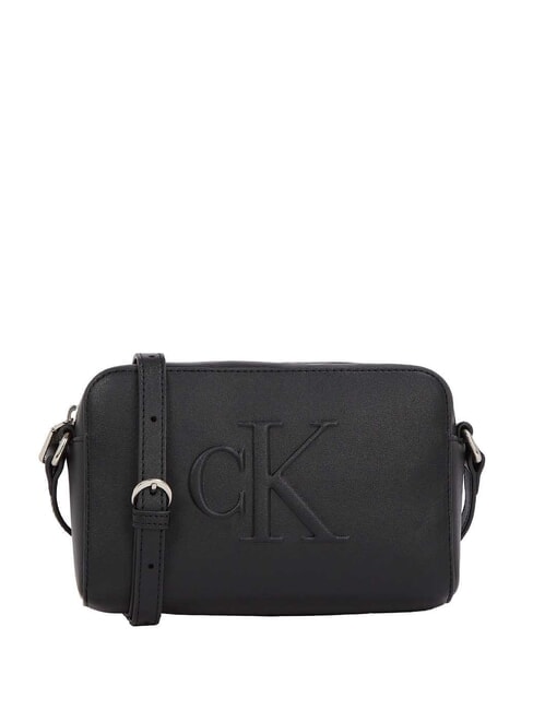 CALVIN KLEIN SCULPTED EW Mini-Umhängetasche auf Schwarz - Damentaschen