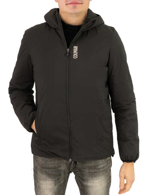 COLMAR TEC Jacke mit durchgehendem Reißverschluss und Kapuze Schwarz - Herrenjacken