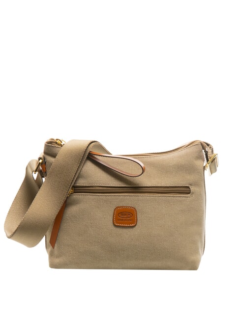 BRIC’S SORRENTO MARTINA Kleine Umhängetasche aus Canvas Olive - Damentaschen