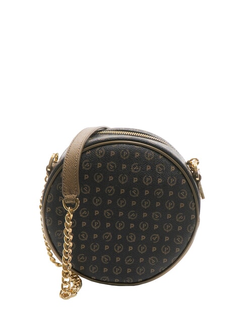 POLLINI HERITAGE Runde Mini-Tasche mit Kette schwarze Bronze - Damentaschen