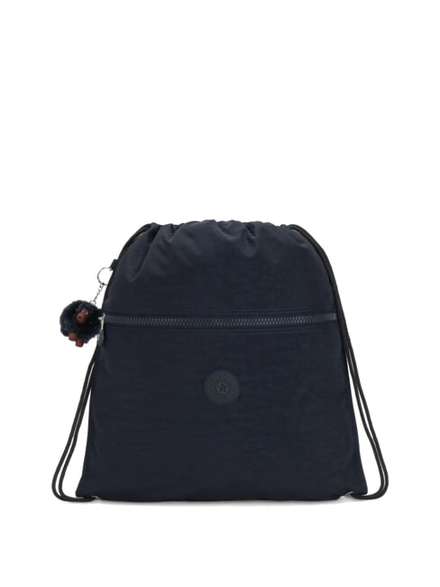 KIPLING SUPERTABOO Rucksack für Kinder echter blaugrauer Reißverschluss - Rucksäcke für Schule &amp; Freizeit