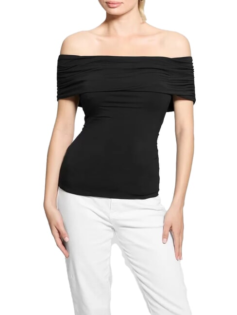 GUESS CHARLOTTE  T-Shirt jetbla - T-Shirts und Tops für Damen