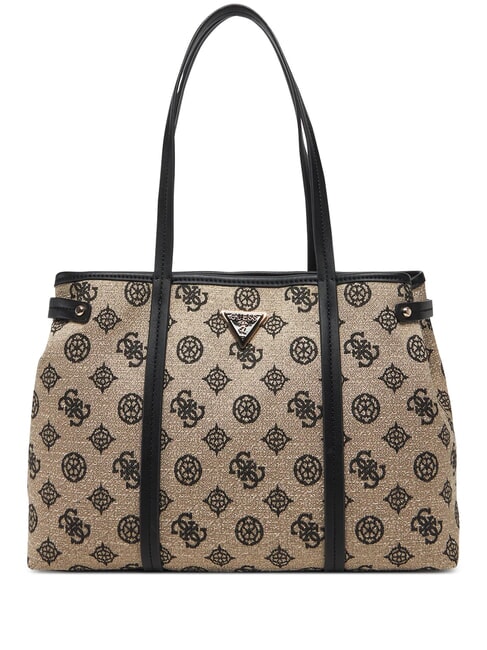 GUESS BEYZA  Umhängetasche schwarzes Logo - Damentaschen