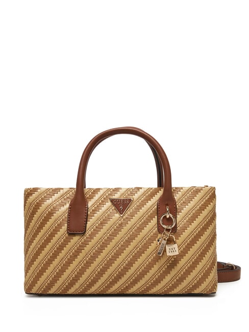 GUESS SIMONA  Handtasche, mit Schultergurt natur / cognac - Damentaschen