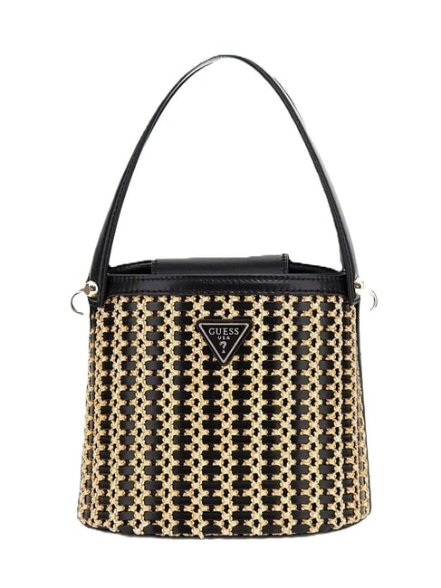 GUESS ATALIA Eimer natur / schwarz - Damentaschen