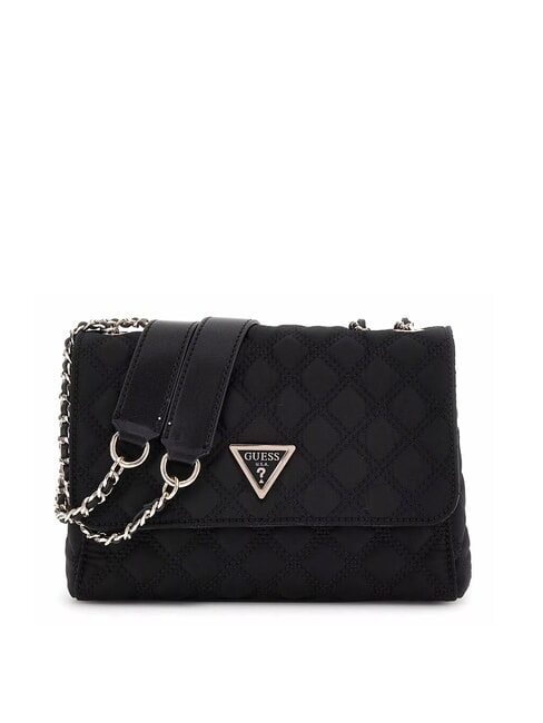 GUESS GIULLY Convertible Schultertasche / Umhängetasche SCHWARZ - Damentaschen