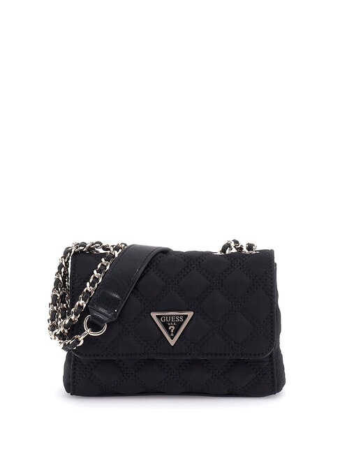 GUESS GIULLY  Micro Bag Schultertasche / Crossbody Tasche SCHWARZ - Damentaschen