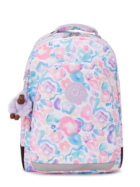KIPLING CLASS ROOM 15" Laptop-Rucksack Aquablumen - Rucksäcke für Schule &amp; Freizeit