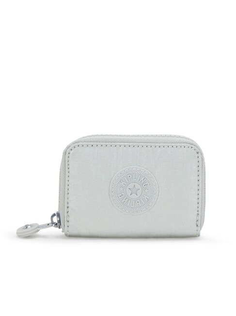 KIPLING CASH BUDDY Münzbörse mit Rundum-Reißverschluss neu hell metallic - Brieftaschen Damen