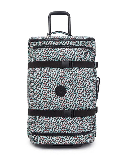 KIPLING AVIANA M Mittelgroßer Trolley abstrakter Druck - Halbharte Trolleys