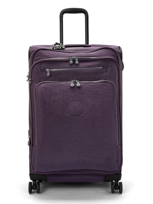 KIPLING NEW YOURI SPIN M Mittelgroßer Trolley ultimative Pflaume - Halbharte Trolleys