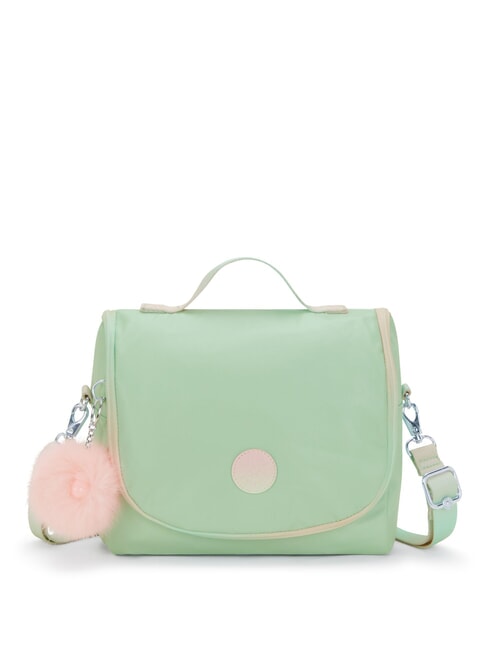 KIPLING NEW KICHIROU Lunchtasche mit Schultergurt zartes Grün metallic - Taschen und Accessoires für Kids