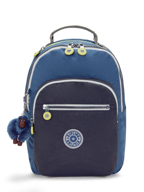 KIPLING SEOUL SMALL Rucksack fantasie blau block - Rucksäcke für Schule &amp; Freizeit