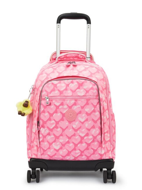 KIPLING NEW ZEA Trolley-Rucksack mit Laptophalterung entzückende Herzen - Rucksäcke mit Trolleyfunktion
