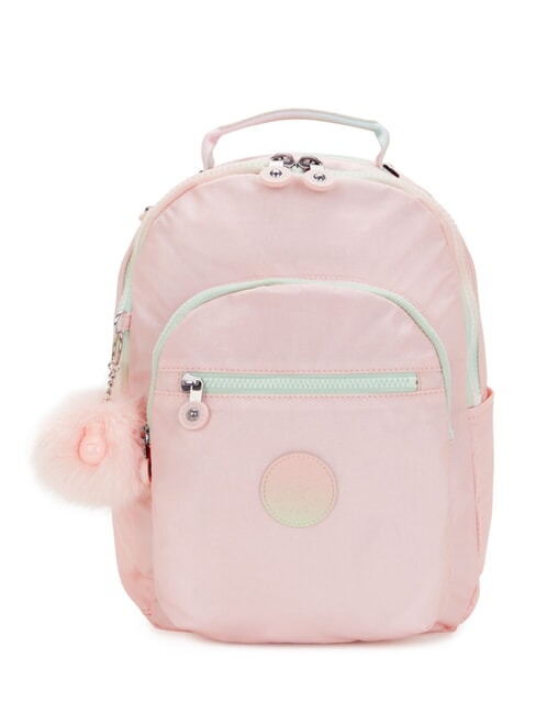 KIPLING SEOUL S Rucksack metallisches Rouge - Rucksäcke für Schule &amp; Freizeit