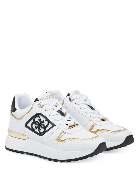 GUESS KOYAA Turnschuhe Weiss-braun - Damenschuhe