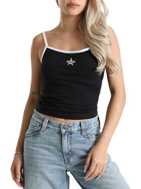 GUESS JEANS EMB STAR  Tank Top jetbla - T-Shirts und Tops für Damen