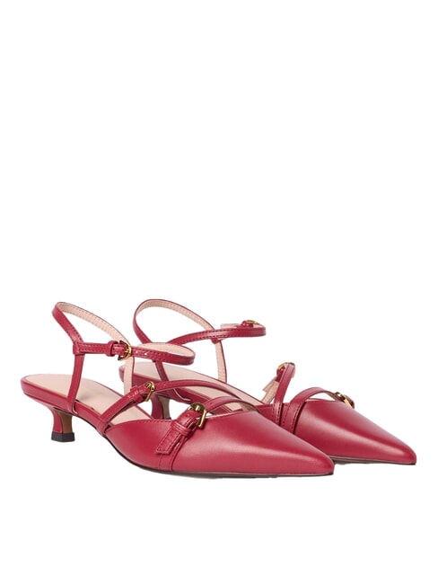 COCCINELLE FERNANDA Slingback-Schuhe aus Leder Sangria - Damenschuhe