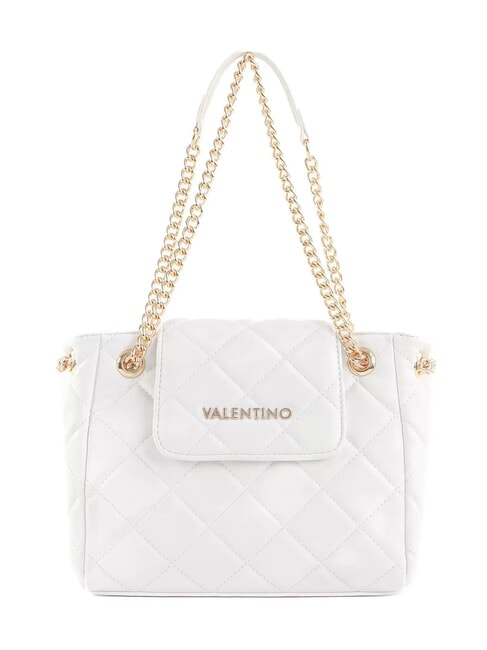 MARIO VALENTINO OCARINA Gesteppte Tasche mit Kettengriffen Weiß - Damentaschen