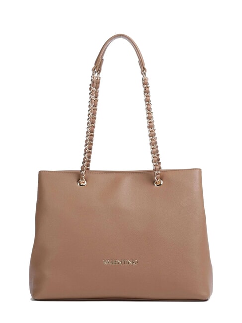 MARIO VALENTINO ARCADIA Einkaufstasche mit Kettengriff Beige - Damentaschen