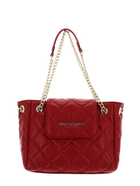 MARIO VALENTINO OCARINA Gesteppte Tasche mit Kettengriffen Rot - Damentaschen