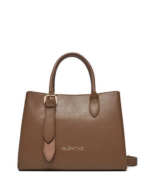 MARIO VALENTINO ALVARADO Handtasche mit Schultergurt taupe/bronze - Damentaschen