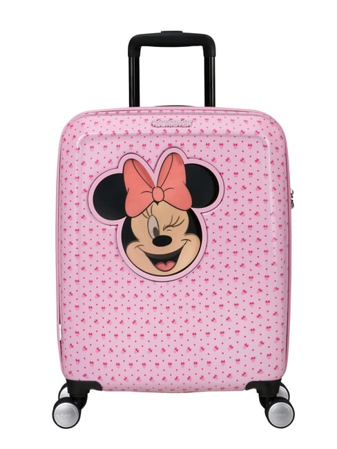 AMERICAN TOURISTER FUNLIGHT DISNEY Trolley Handgepäck Minnie Maus Linsenraster Rosa - Handgepäck