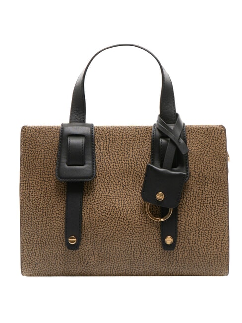 BORBONESE DEJEUNER Small Handtasche, mit Schultergurt natur op / schwarz - Damentaschen
