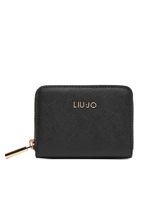LIUJO CALIWEN Kleines Portemonnaie mit Rundum-Reißverschluss SCHWARZ - Brieftaschen Damen