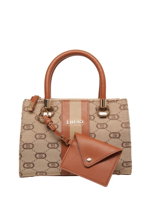 LIUJO MANHATTAN Kofferraumtasche aus Jacquardgewebe natürlich - Damentaschen