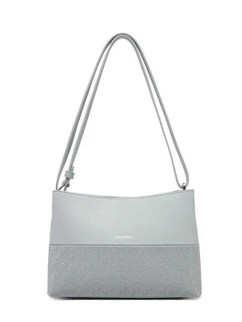 CALVIN KLEIN CK MIXMEDIA Schultertasche / Umhängetasche Mirage-Grau - Damentaschen